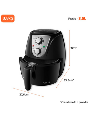 Fritadeira Elétrica Air Fryer Mondial Pratic (AF-36-B)