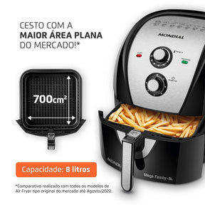 Fritadeira Elétrica Air Fryer Mondial Pratic (AF-36-B)